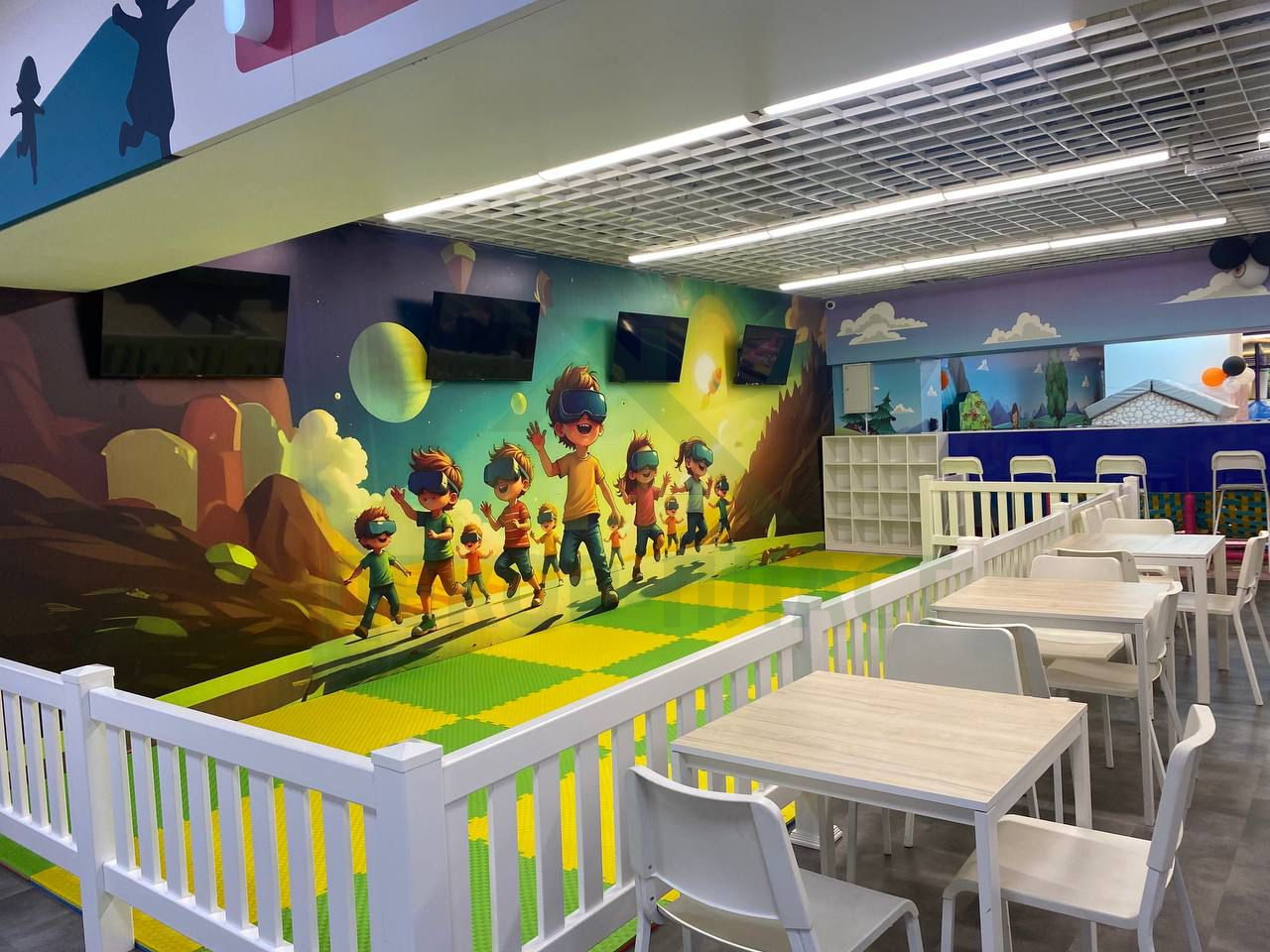 Проект установки ограждения в детском развлекательном центре  Funny Пупс, г.Саранск