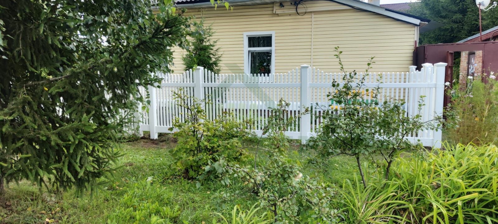 Проект по замене деревянного ограждения для палисадника на пластиковое в г.Коломна