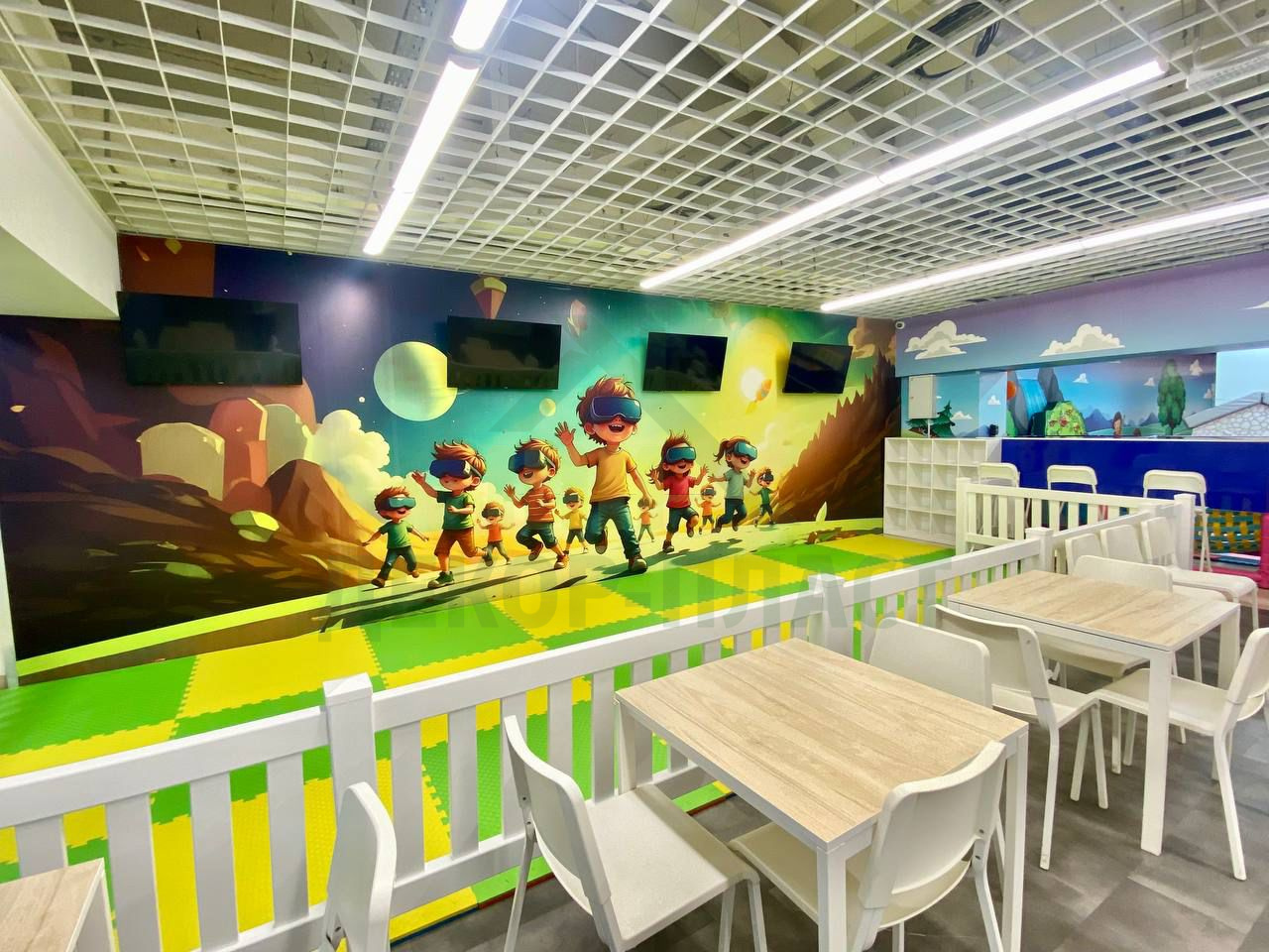 Проект установки ограждения в детском развлекательном центре  Funny Пупс, г.Саранск